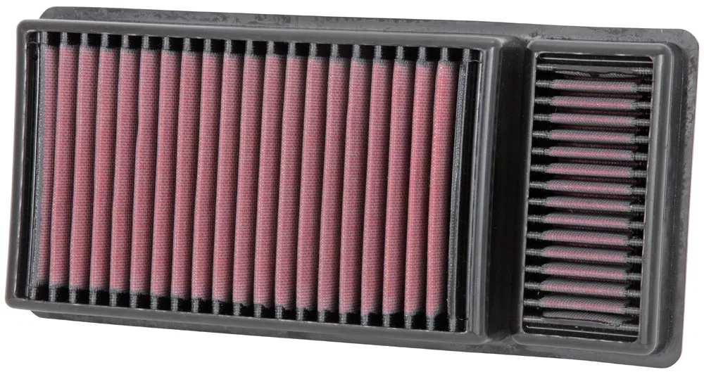 33-5010 – K&N FILTER Air Filter, Washable Red Cotton Gauze Panel 14 Inch Length x 6.75 Inch Width x 2.375 Inch Height